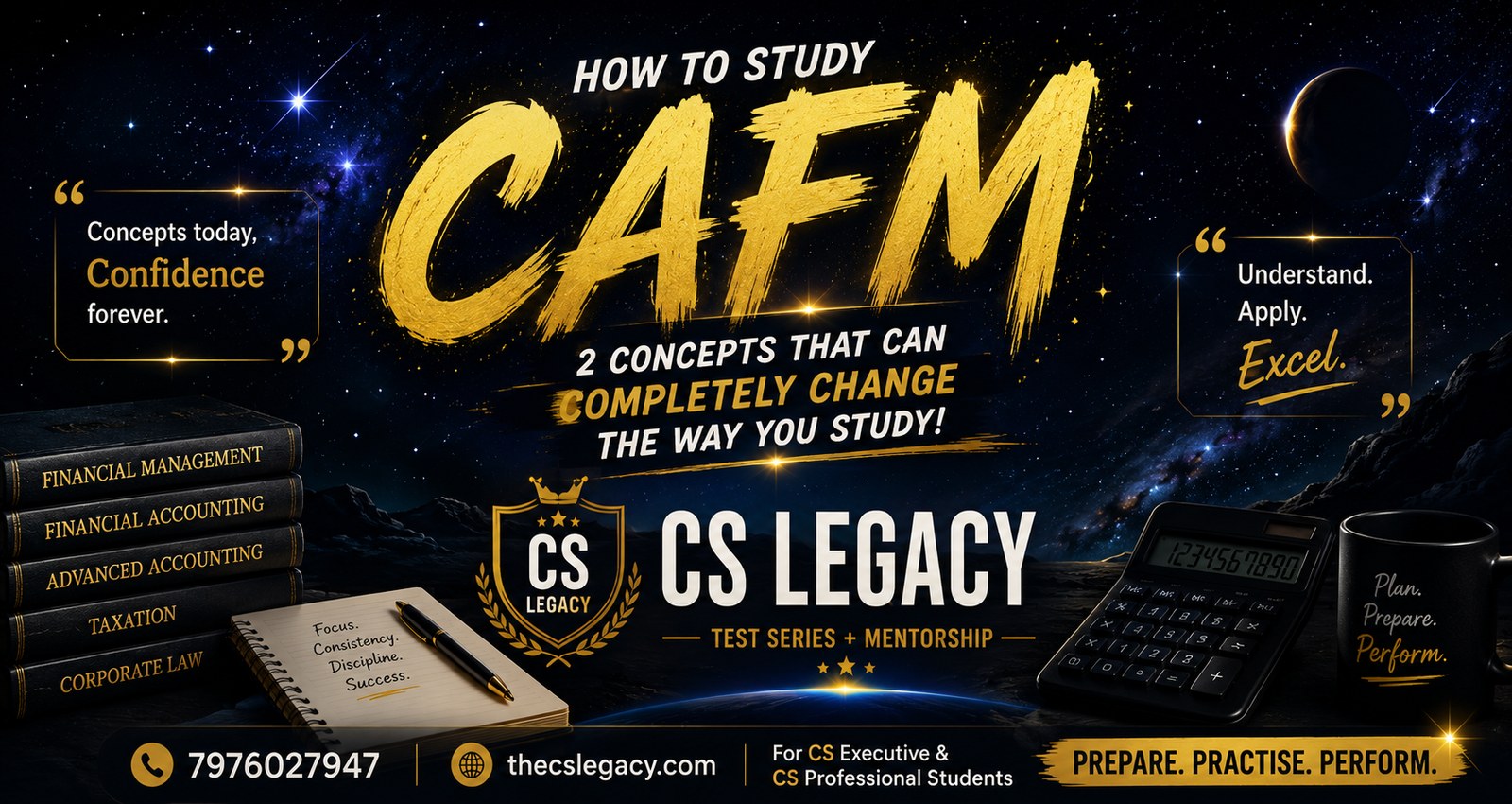 How to Study CAFM Effectively: 2 Concepts That Can Completely Change the Way You Study CAFM